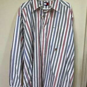 Tommy Hilfiger Men's Multicolor Striped Shirt